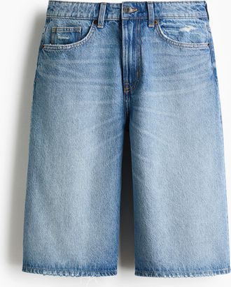 H&M Bermudashorts aus Denim - Blue
