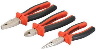 Trade Shop Trade Shop - 3 Pinze Isolata 1000v Tronchese 180mm Pinza 200mm Pinza Becchi 180mm 1000 Voltios