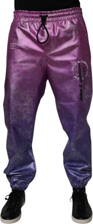 Dolce & Gabbana Pink Purple Two Tone Jogger SweatMens Mens Pants