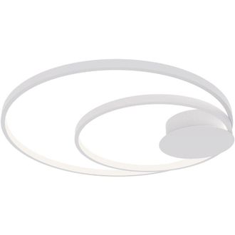 Luce-Ambiente-Design Luce Ambiente E Design - Plafoniera led diem in alluminio bianco 40W con cct