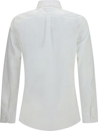 Dolce & Gabbana Mens White Cotton Dress Shirt