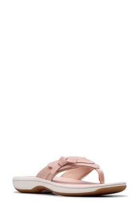 Clarks Breeze Dalia Flip Flop in Blush Interest at Nordstrom Rack, Size 10
