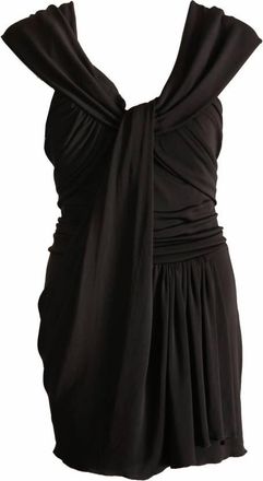 Elie Saab black halter dress