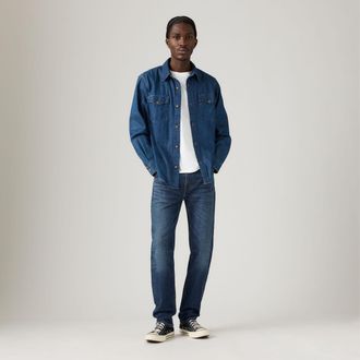 Levi's 502 Taper Jeans - Mens - 28X30 - Dark Wash / Free As A Bird