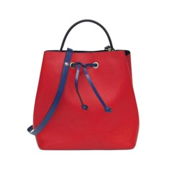 Louis Vuitton Pre-owned Bucket Bags, female, Red, Size: ONE SIZE Pre-owned neonoe M54365
