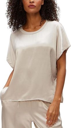 Michael Stars Flow T-Shirts Womens Clothing Cement : MD (US 6-8), Rayon/Viscose