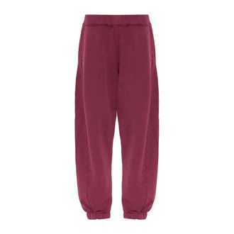 Off-white Trainingsbroeken Met Logo - Dames - Sweatpants - Paars - 2XS - Katoen - Broeken