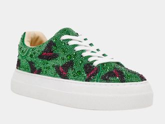 Betsey Johnson Womens Sidny Sneaker Shoes In Witch Hat Green