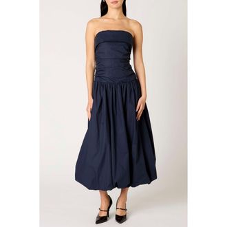 Nia Freya Strapless Dress in Navy at Nordstrom Rack, Size X-Small