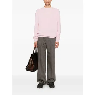 Scaglione Boucl&eacute; Wool Sweater - Pink