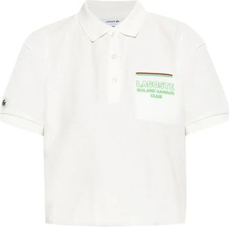 Lacoste Polo con stampa - Bianco