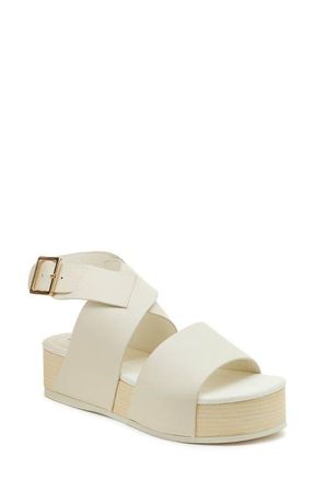 Kelsi Dagger Dunes Platform Sandal in Salt at Nordstrom, Size 8