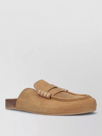 J.W.Anderson suede leather ballet mules