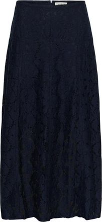 Soaked In Luxury Taya Rok - Dames - Midirokken - Blauw - M - Rokken