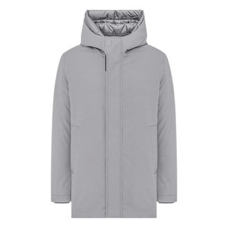 Duno Winter Jackets, male, Gray, L, Beige Parka with Waterproof Membrane