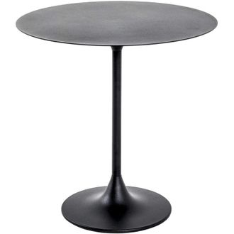 M&S Collection HAKU M&ouml;bel Tavolino nero, metallo - Dim. A 46 cm x &Oslash; 45 cm, Stile Moderno