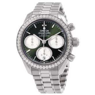 Omega Speedmaster Chronograph Automatic Green Dial Watch 324.15.38.50.60.001
