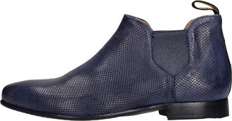 J.P. David Leren enkellaarzen - Dames - Chelseaboots - Blauw - 39 EU - Leer - Schoenen