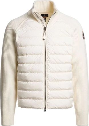 Parajumpers Hybrid Jacket - Heren - Gewatteerde jassen - Wit - M - Wol - Jassen