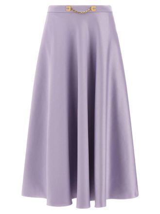 Elisabetta Franchi Purple Duchesse skirt