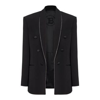 Balmain Hombre, Trajes, Negro, Talla: M