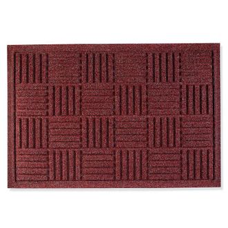 Frontgate WaterHog Parquet Door Mat - Medium Gray, 31-1/2 x 56-1/4 - Frontgate