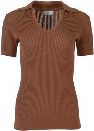 Elisabetta Franchi Mujer, Camisetas, Marr&oacute;n, Talla: M