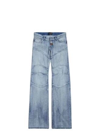 デニム・ジーパン BALENCIAGA LOW WAIST PANTS 814225TRW592540 Balenciaga Low Waist Jeans - Denim - Women | 814225TRW592540