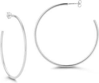 Chloe and Madison 14K Gold Plated Sterling Silver Hoop Earrings at Nordstrom Rack