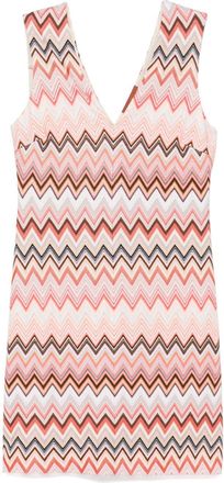 Missoni zigzag mini dress - Orange