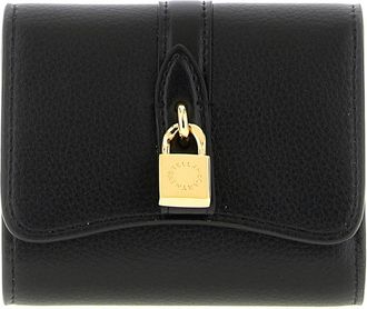 Stella McCartney Rider Trifold Wallet - Dames - Portefeuilles - Zwart - ONE Size - Accessoires