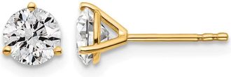 Diamond2Deal 14k Gold 1 1/4 ctw Lab Grown Diamond Stud Earrings