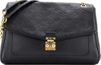 Louis Vuitton Saint Germain Handbag Monogram Empreinte Leather MM shoulder bag - Zwart