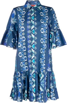 La DoubleJ Mujer, Vestidos, Azul, Talla: M