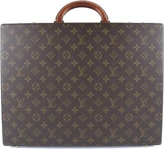 Louis Vuitton Pre-owned Canvas briefcases - Dames - Vintage Handtas - Bruin - ONE Size - Vintage