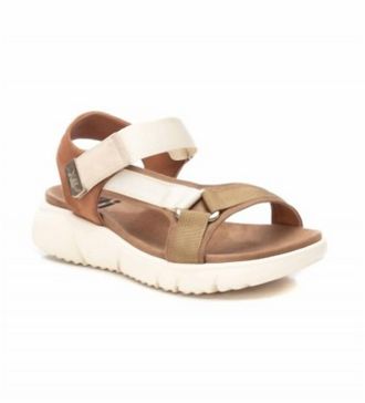 Xti Womens Suede Sandals In Brown
