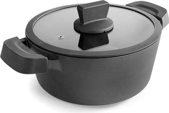 Lacor Cacerola Con Tapa Antiadherente Titanium Pro 4.4 L Aluminio 24 Cm Cacerola Profesional Aluminio
