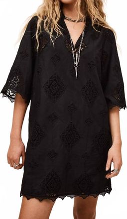 BA&SH Malo Mini Dress In Noir