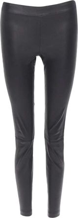 Vince Black Stretch Leather Leggings Size XS
