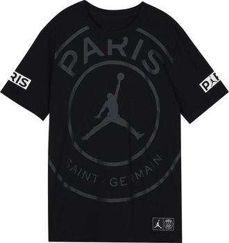 Nike Jordan Air Jordan SS20 As M J Psg Logo Tee Paris Saint-Germain Flying Man Pattern Short Sleeve BQ8385-010