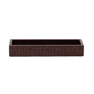 Posh Trading Company Chelsea Pen Tray - Vintage Croc in Brown