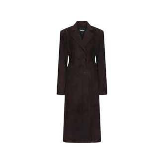 Rotate Suede Long Coat