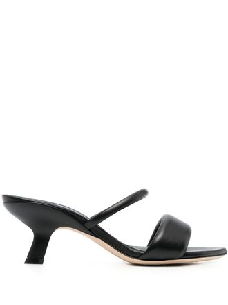 Vic Matié open-toe 70mm leather sandals - Black