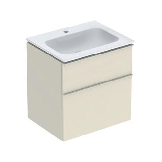 Keramag Keramag - Geberit Icon Set Mueble Lavabo Con Mueble Bajo Lavabo, 2 Cajones