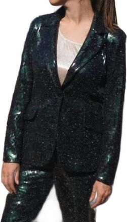 Berek Glamour Blazer In Emerald Green