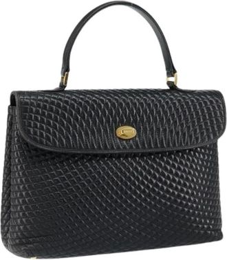 Bally Pre-owned Handbags, female, Black, Size: ONE SIZE Pre-owned Leather Handbag