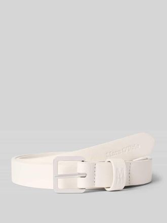 Marc O'Polo G&uuml;rtel aus echtem Rindsleder in Weiss, Gr&ouml;&szlig;e 100