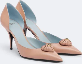 Valentino Garavani Coeur Royal leather pumps