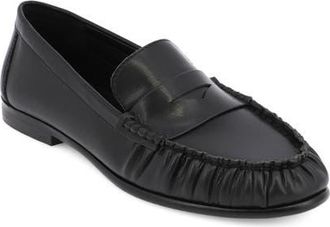 Mia Carrson-P Faux Leather Penny Loafer in Black at Nordstrom, Size 7.5