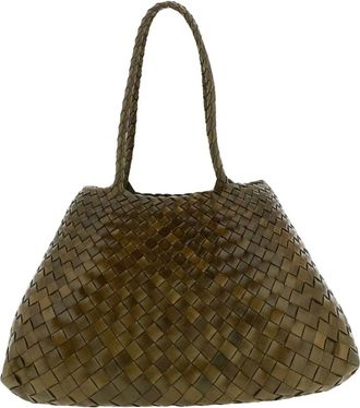 Dragon Diffusion Santa Croce Big Tote - - Bags - Donna - Verde - ONE SIZE